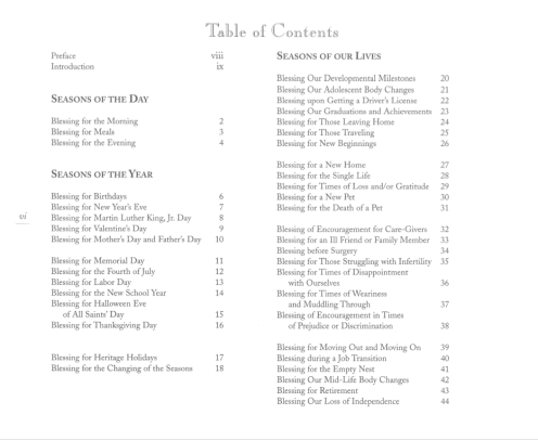 FEAS Table of Contents 1